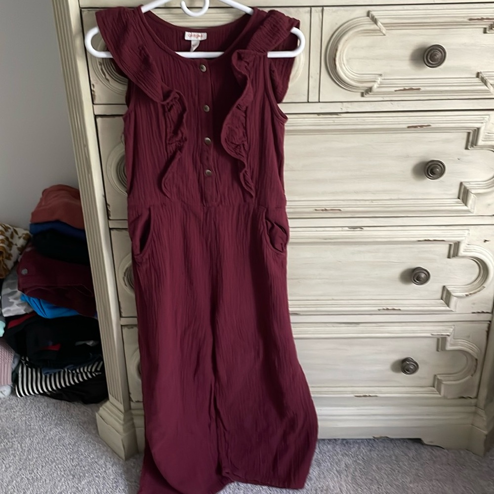 Cat & Jack girls maroon jumper